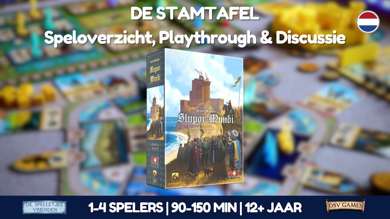 Stupor Mundi (2P) - Speloverzicht, Playthrough & Discussie - De Stamtafel #S01A08 [NL]