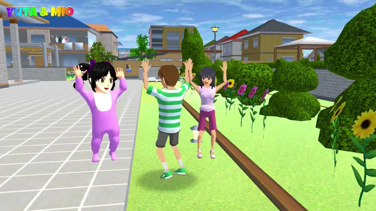 Yuta Mio Panik CCTV Merekam Pesawat Berlumuran Darah di Depan Rumah 😱 | Sakura School Simulator 