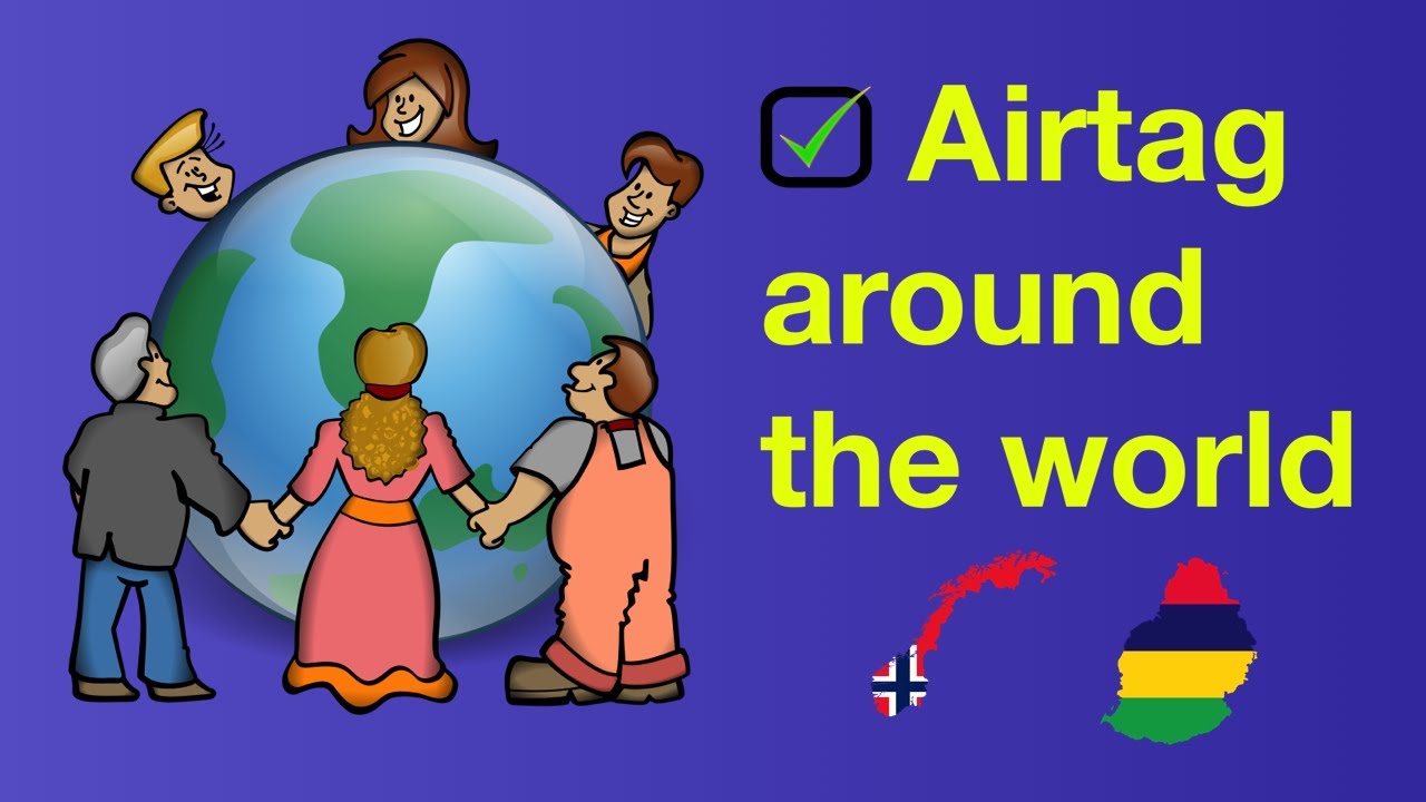 Sending an airtag around the world with the help of strangers.