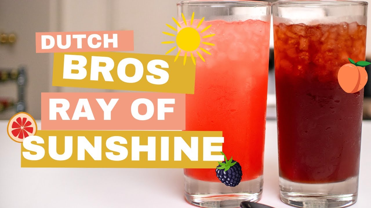 Dutch Bros Ray of Sunshine | AT HOME RECIPE