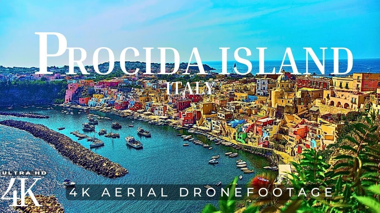PROCIDA Island  🇮🇹  Italy in 4K ULTRA HD | Drone footage