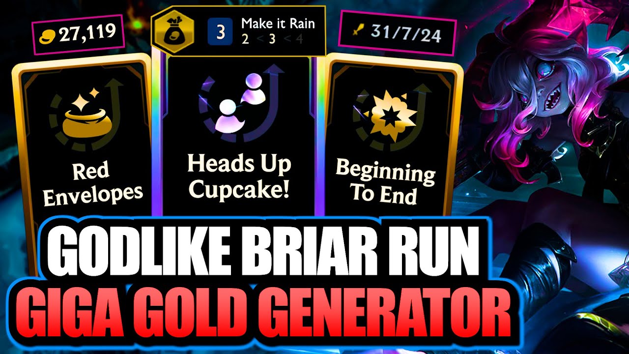 INSANE Infinite Gold Generator Briar | Broken NEW Set: Make It Rain | League Aram Mayhem