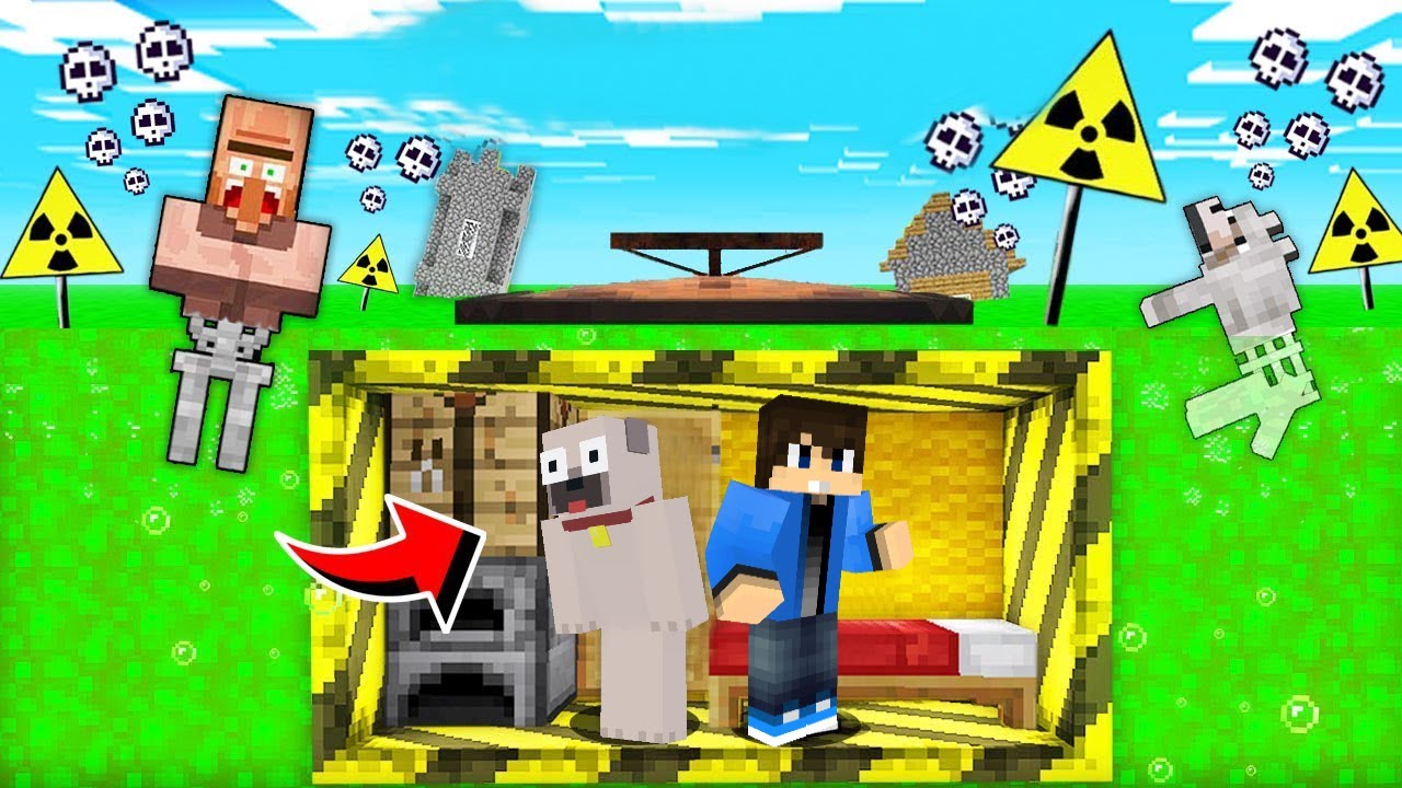 24 ÓRA SAV ÁLLÓ BUNKER ÉPÍTÉS A MINECRAFTBAN!