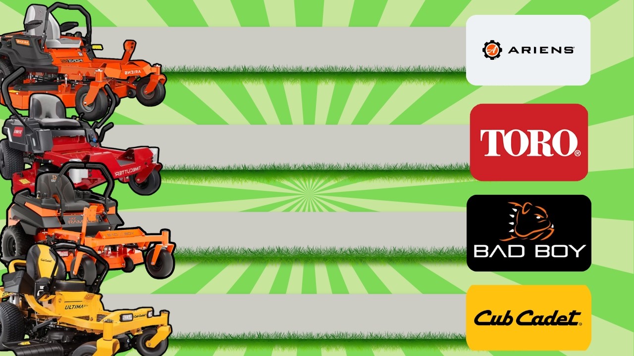 Comparing FOUR Residential Mowers: Bad Boy vs Toro vs Ariens vs Cub Cadet