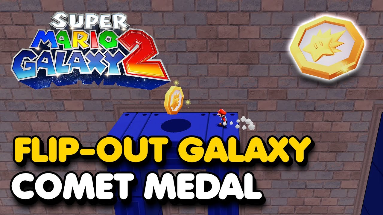 Super Mario Galaxy 2 - Flip Out Galaxy Comet Medal Location