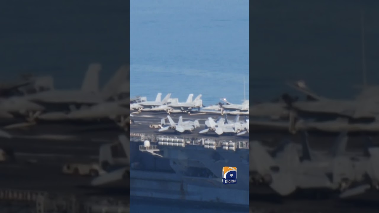 US largest aircraft carrier Gerald Ford leaves Greece | Geo News English