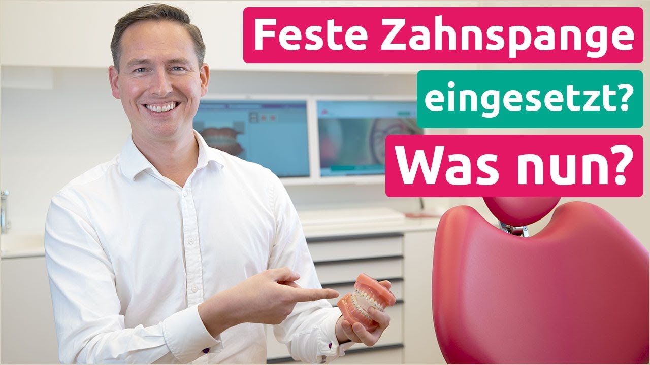Feste Zahnspange eingesetzt? Was erwartet dich jetzt? KFO1 - Praxis Dr. Schmidt