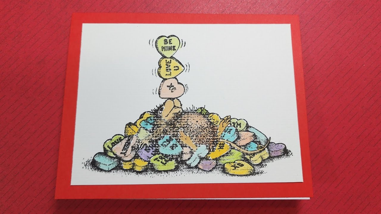 Candy Hearts House Mouse by Spellbinders