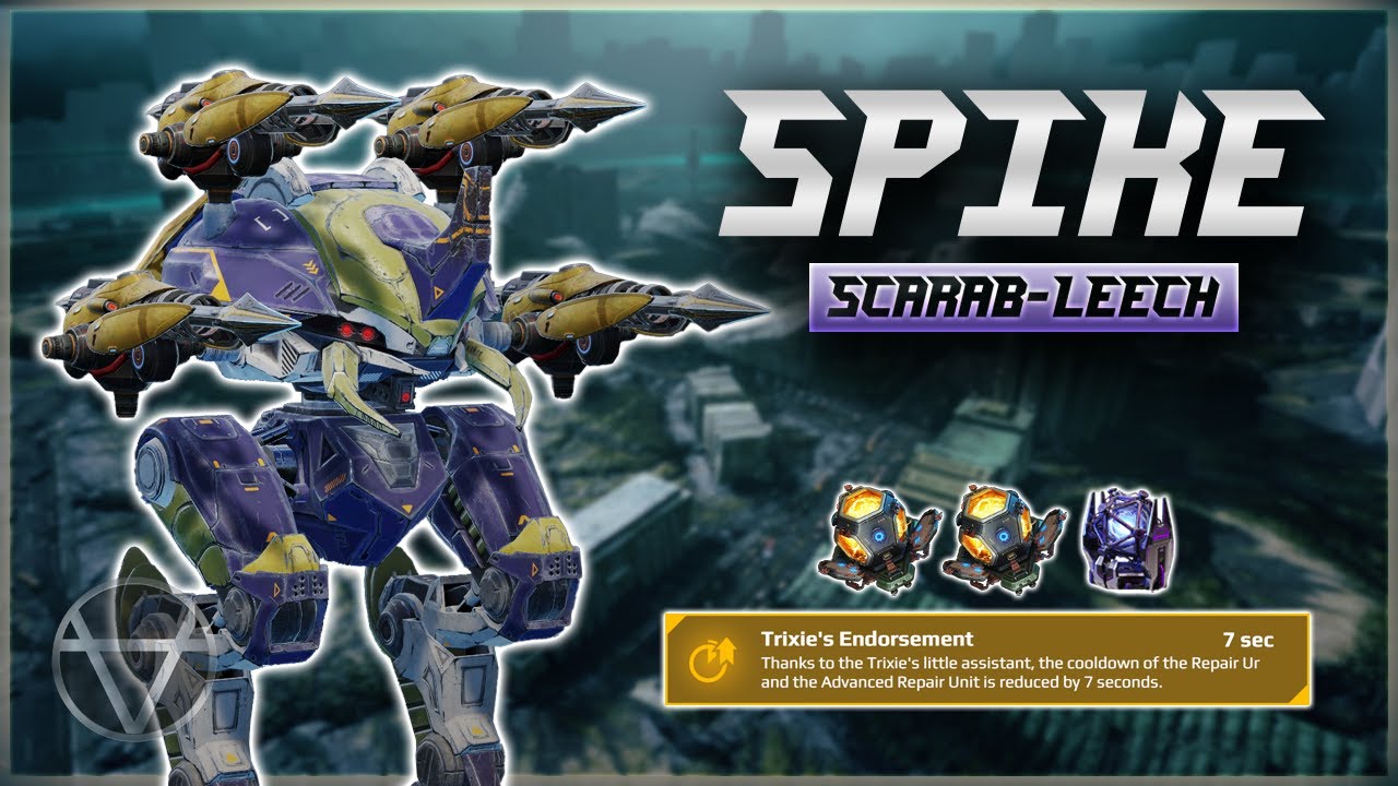 [WR] 🔥 Spike LEECH Gets +410% HP (w/ Hiruko) &ndash; Mk3 Gameplay | War Robots