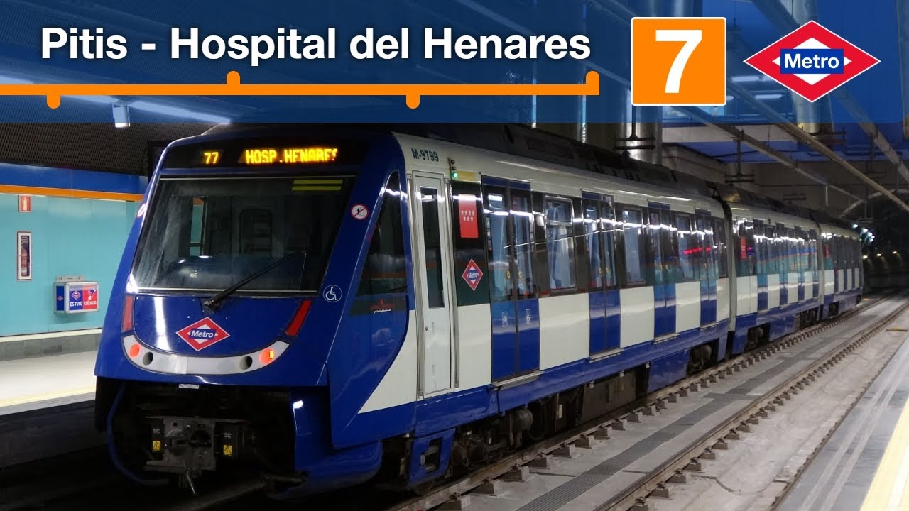 Trenes por L7 de Metro de Madrid | Pitis - Hospital del Henares