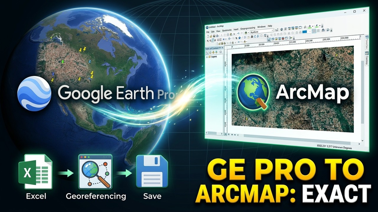 Complete ArcGIS Georeferencing Guide: Google Earth Pro to ArcGIS (2 Professional Methods)
