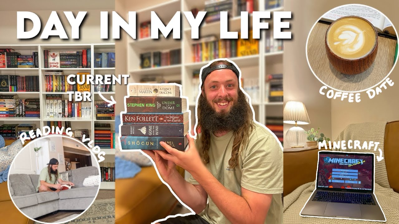 Spend A Day With Me: Bookshelf Tour + Books I Want to Read | Reading Vlog