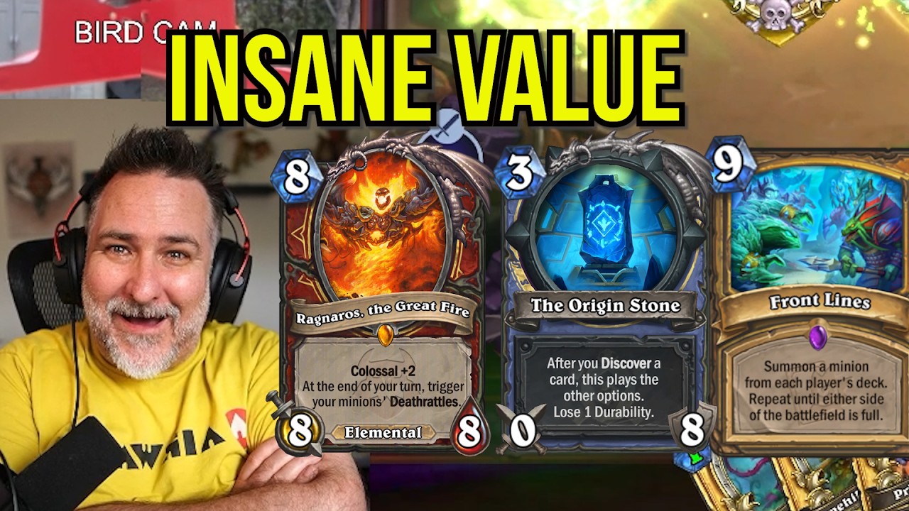 Double Deathrattle + Ragnaros = Insane Board Swing