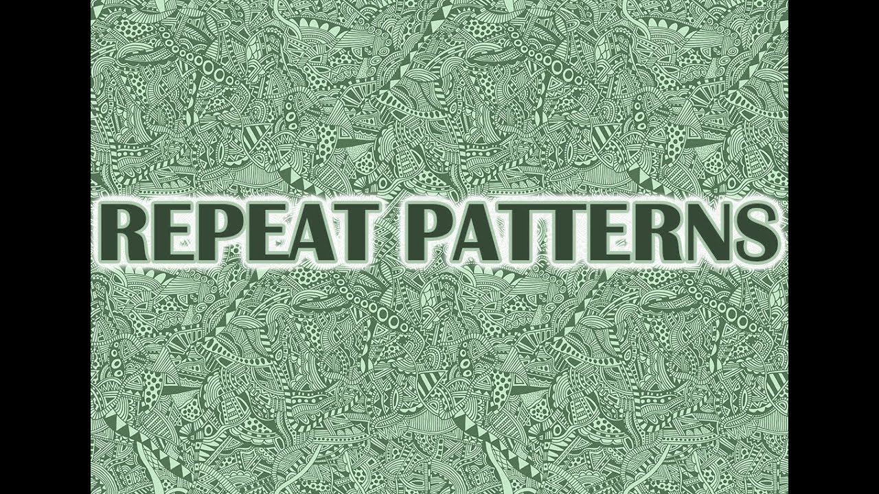 Making Repeat Patterns Of Hand Drawn/Painted Work