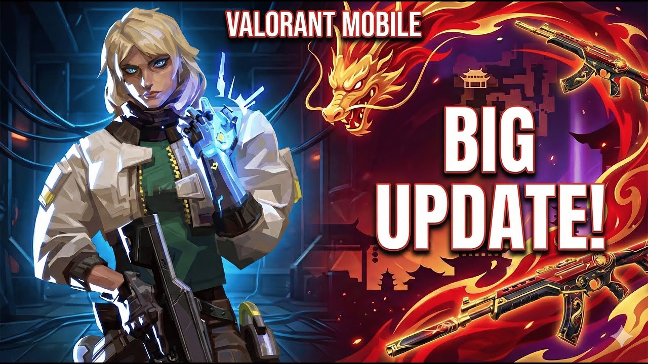 VALORANT MOBILE BIG UPDATE 😱 | New Agent, Dragon Event, New Map & MORE!ate