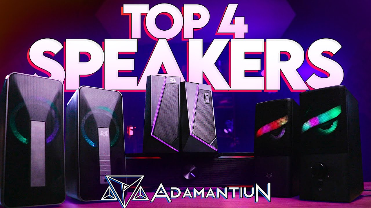 TOP 4 SPEAKERs / SOUNDBAR da Adamantiun! Aeros - Kurt - Nirvan - Iron