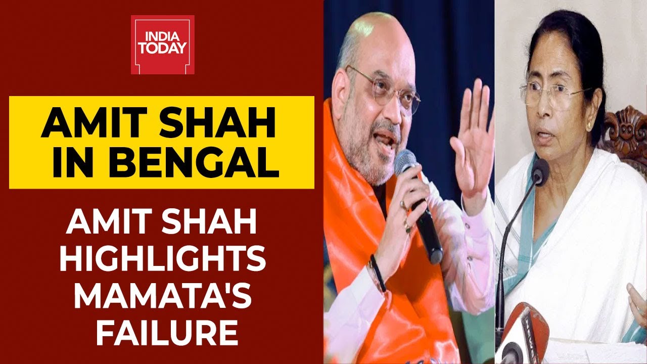 Amit Shah Accuses Mamata Banerjee-Led TMC Govt Of All-Round Failure In West Bengal | India Today