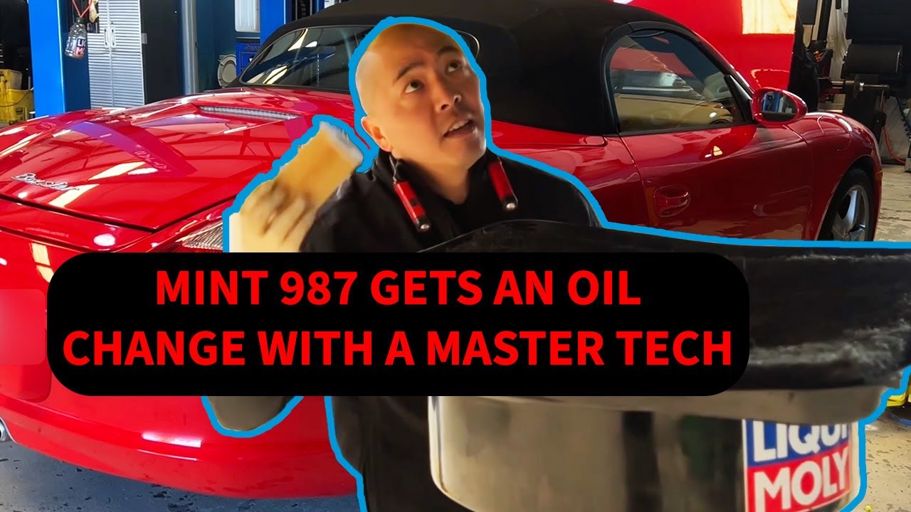 Porsche 987 Boxster Oil Change with a Porsche Master Tech