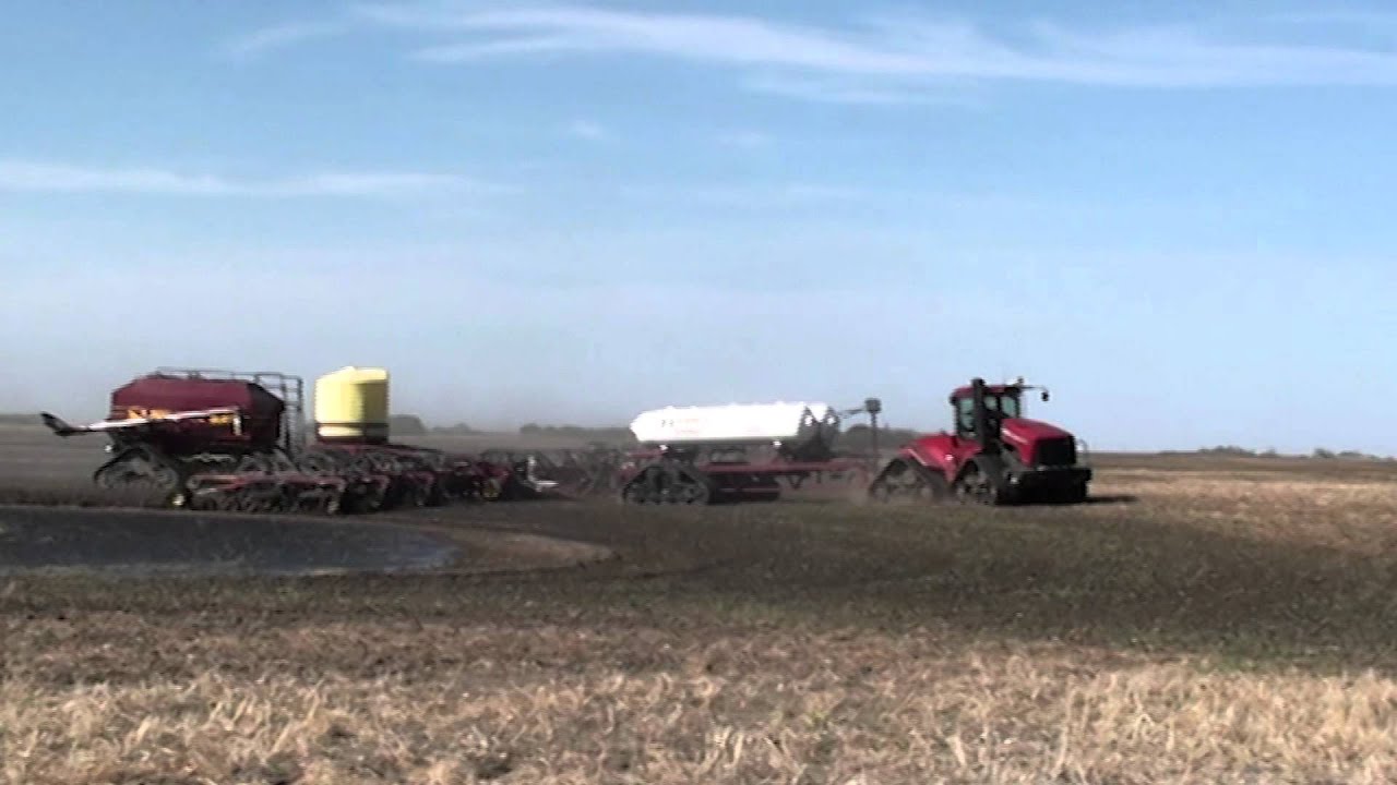 84 foot air drill and Soucy Track prevail over extremely wet conditions