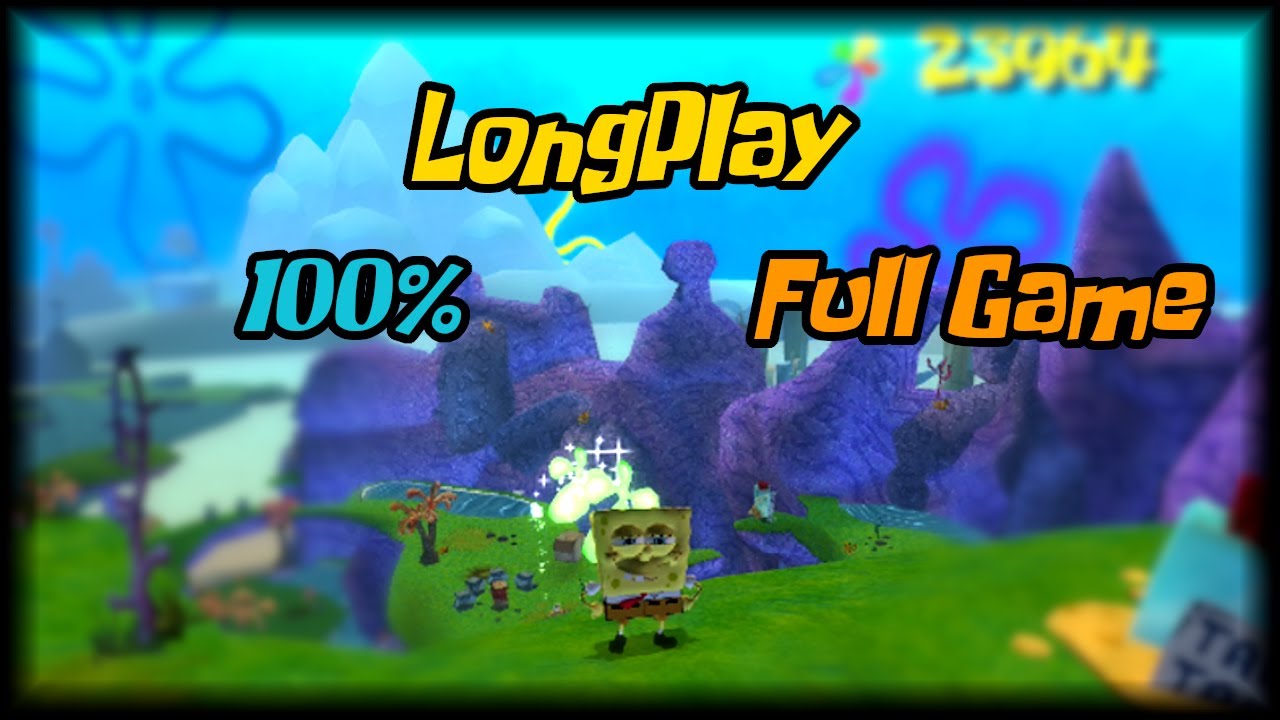 SpongeBob Battle for Bikini Bottom - Longplay (100%) Xbox Full Game Walkthrough (No Commentary)
