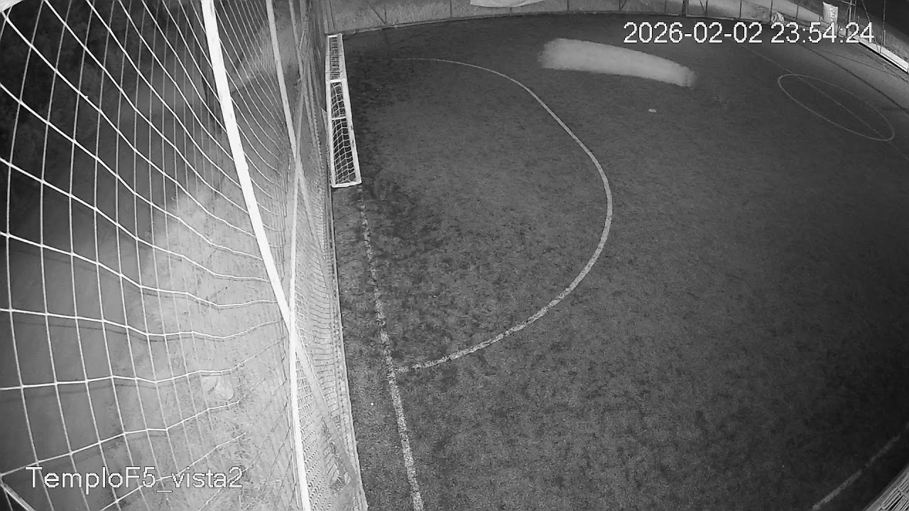Cancha TemploF5_Vista_2 Templo Futbol 5 Club 02/02/26 inicia 12:01