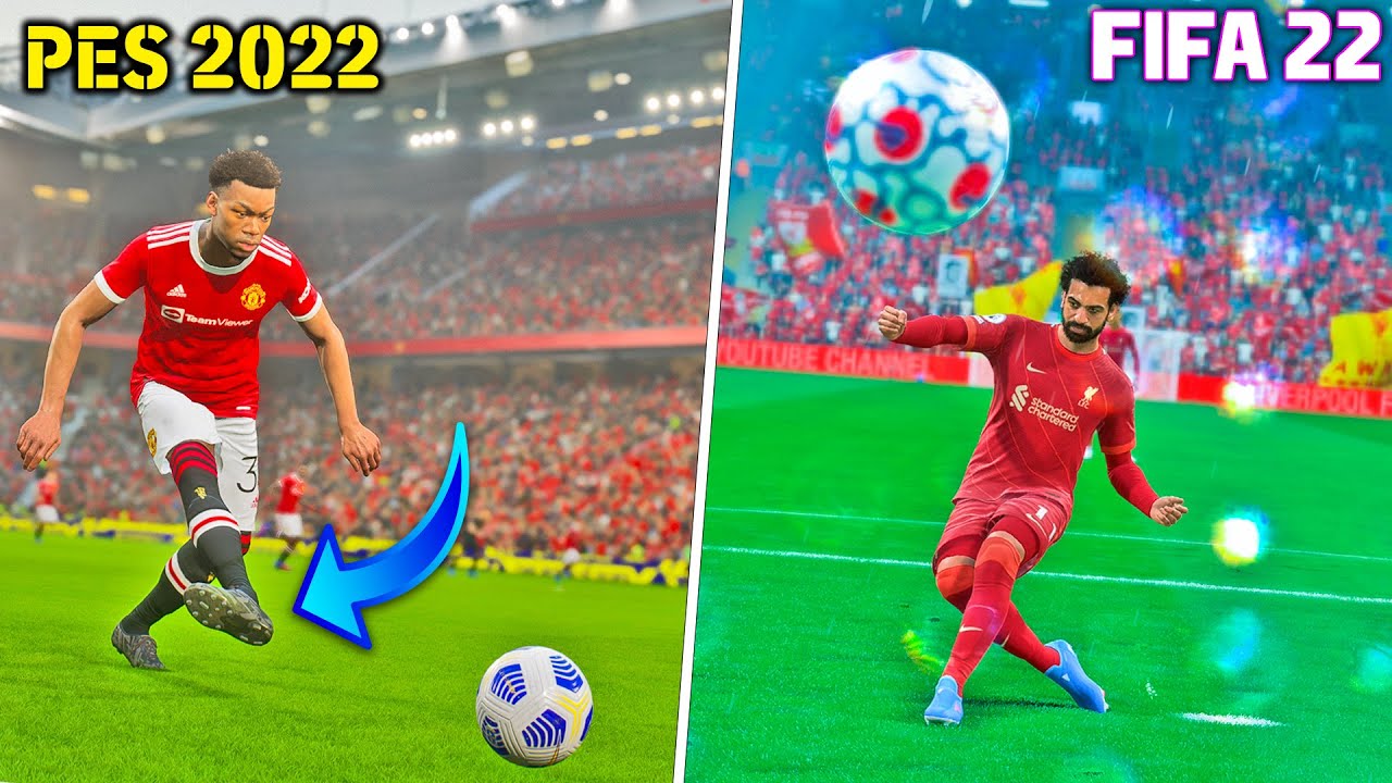 🔥 eFootball 2022 vs FIFA 22 - Signature Penalty Kicks Style | Fujimarupes