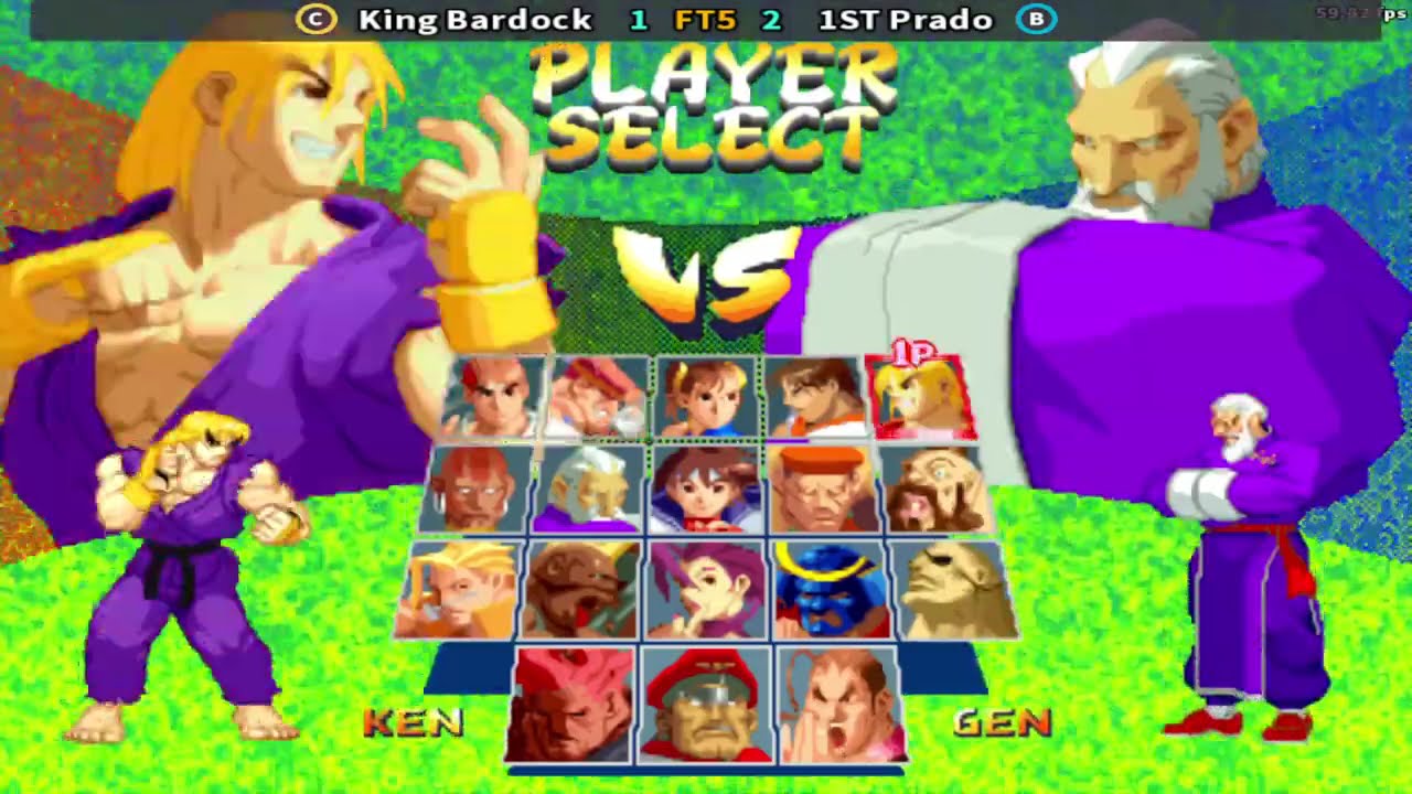 O Gen dele é surreal! King Bardock 🇧🇷 Vs 🇧🇷 1ST Prado - FT5 - Street Fighter Alpha 2