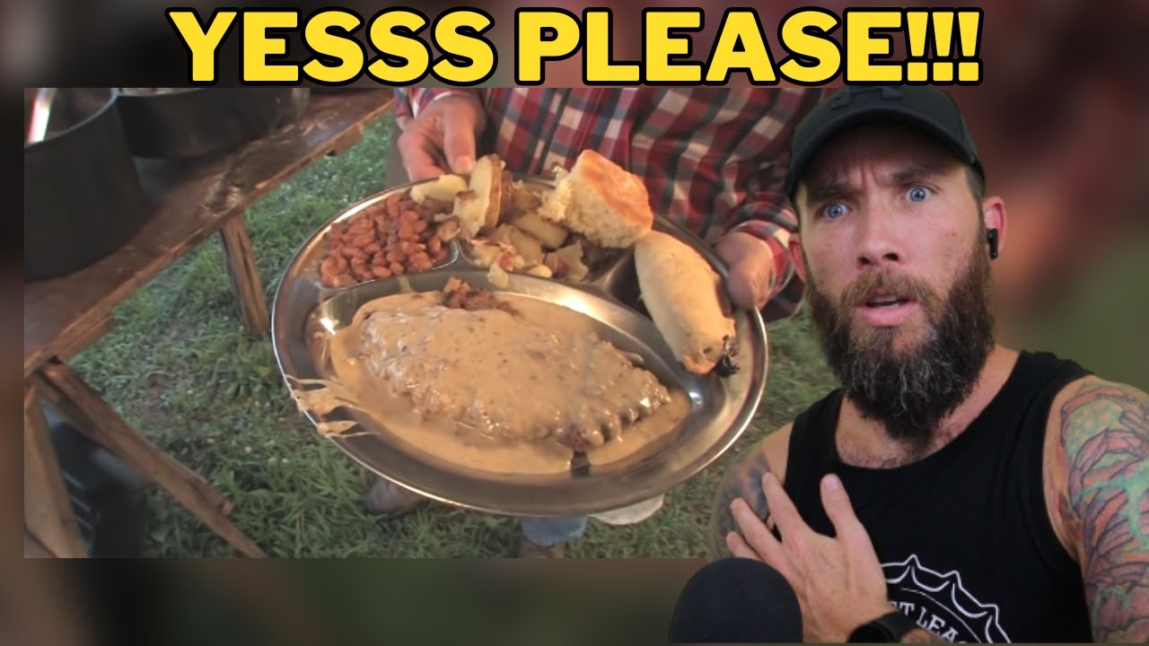 South African Reacts to Cowboy Chicken Fried Steak