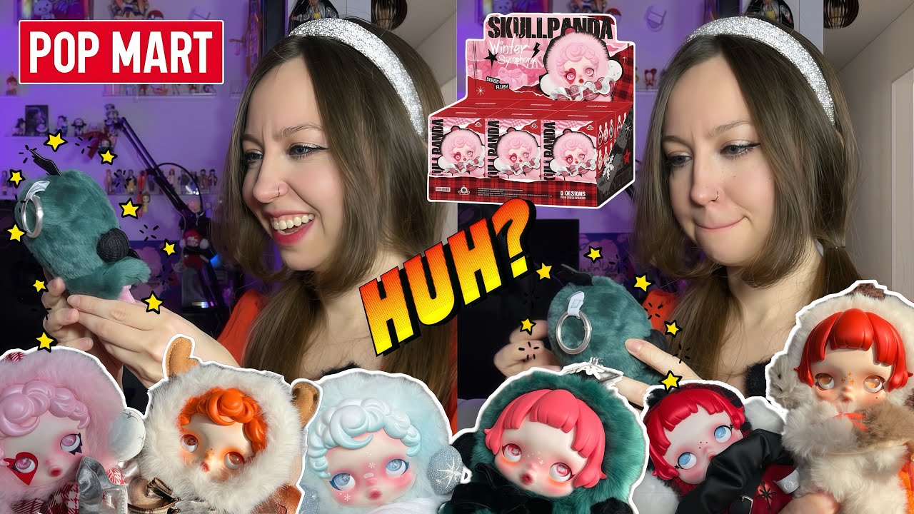 ВЫ ИЗДЕВАЕТЕСЬ, ПОП МАРТ? РАСПАКОВКА ДОРОГУЩИХ РАНДОМОК SKULLPANDA WINTER SYMPHONY📦POP MART UNBOXING