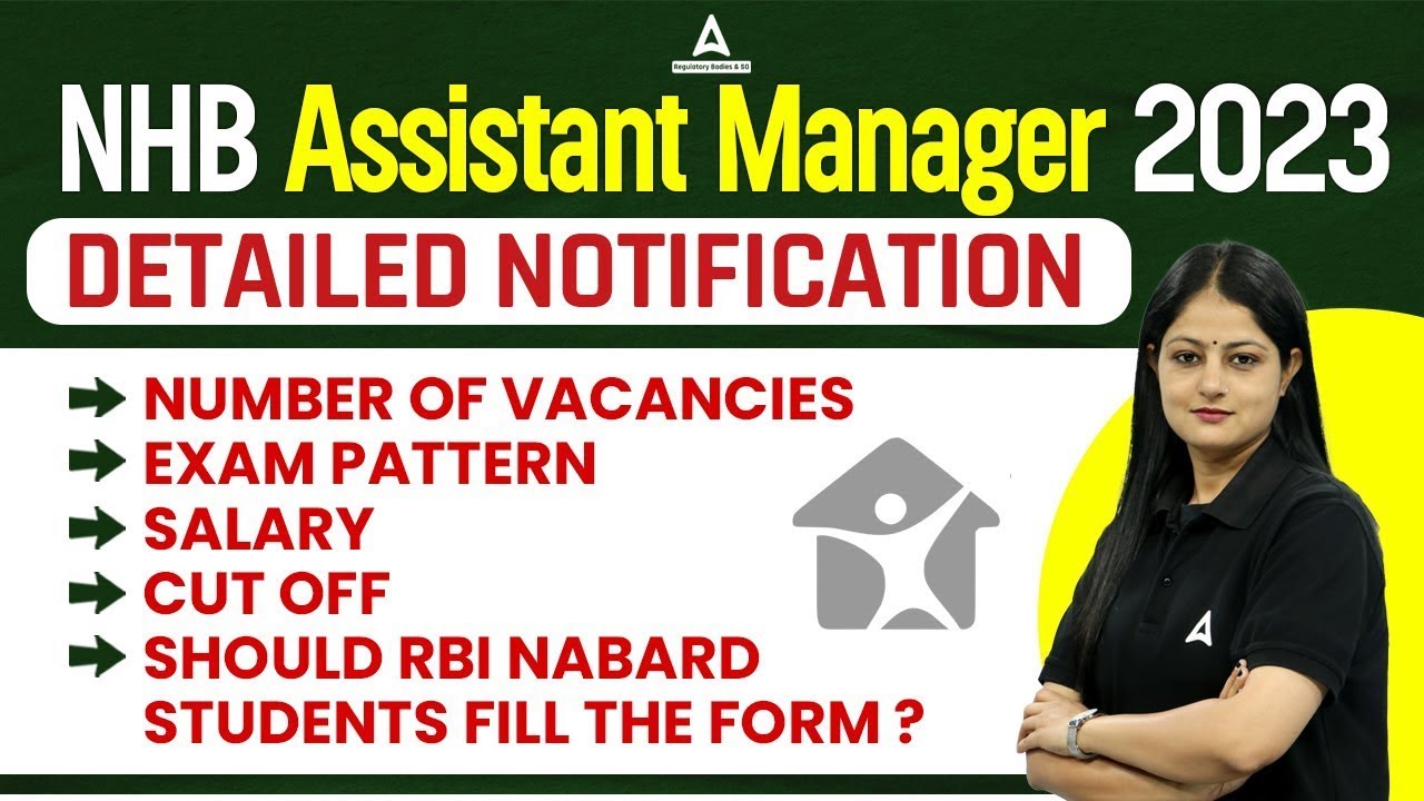 NHB Assistant Manager 2023 Notification | NHB Assistant Manager Salary, Job Profile, Syllabus