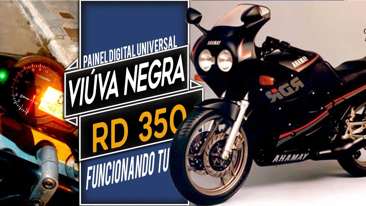 RD 350 a tampa de caix&atilde;o com Painel Digital StreetFighter SF1 original