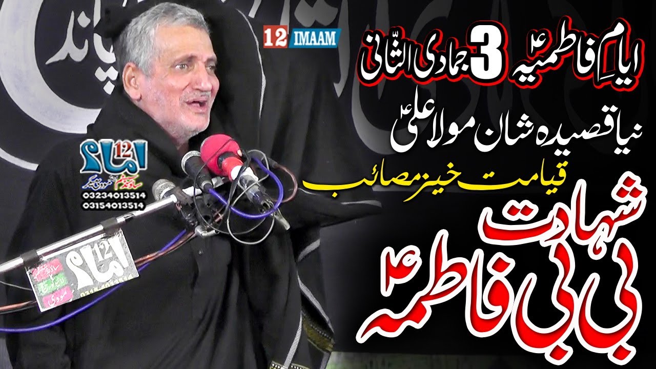 Zakir Ali Raza Sheikhupura | Shahadat Bibi Fatima a.s