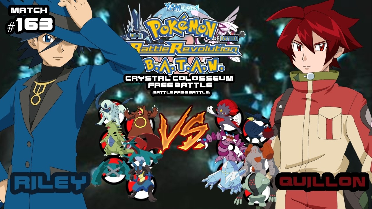 Pokemon Battle Revolution BATAW(Wi-Fi Battles) Match #163: Riley vs. Quillon