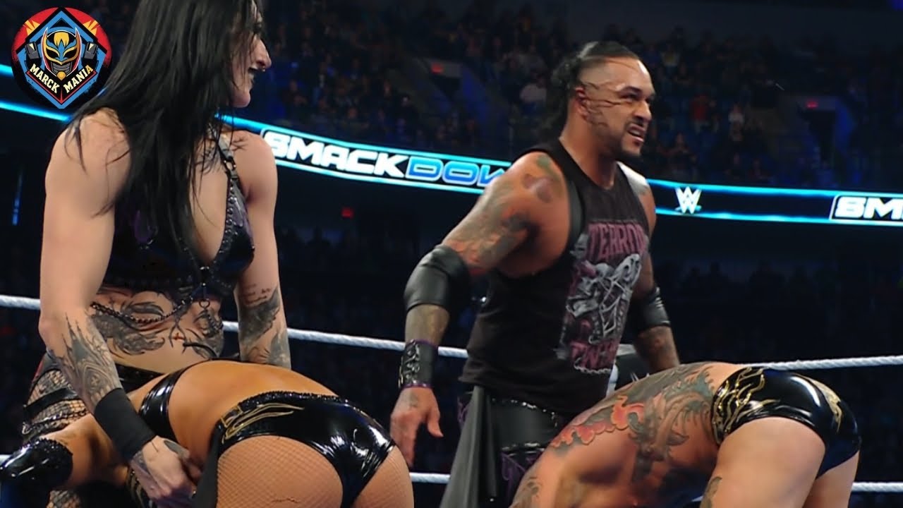 Rhea Ripley y Damian Priest DESTROZAN A Aleister Black y Zelina Vega Lucha Completa 12/12/2026