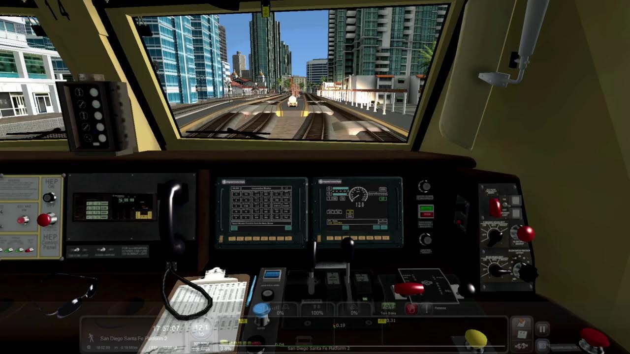 Driving Amtrak 580 to San Diego