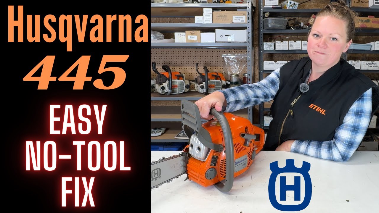 Husqvarna 445 Chainsaw Repair  -- Clutch Cover Won't Go Back On --  Let's Take A Closer Look!
