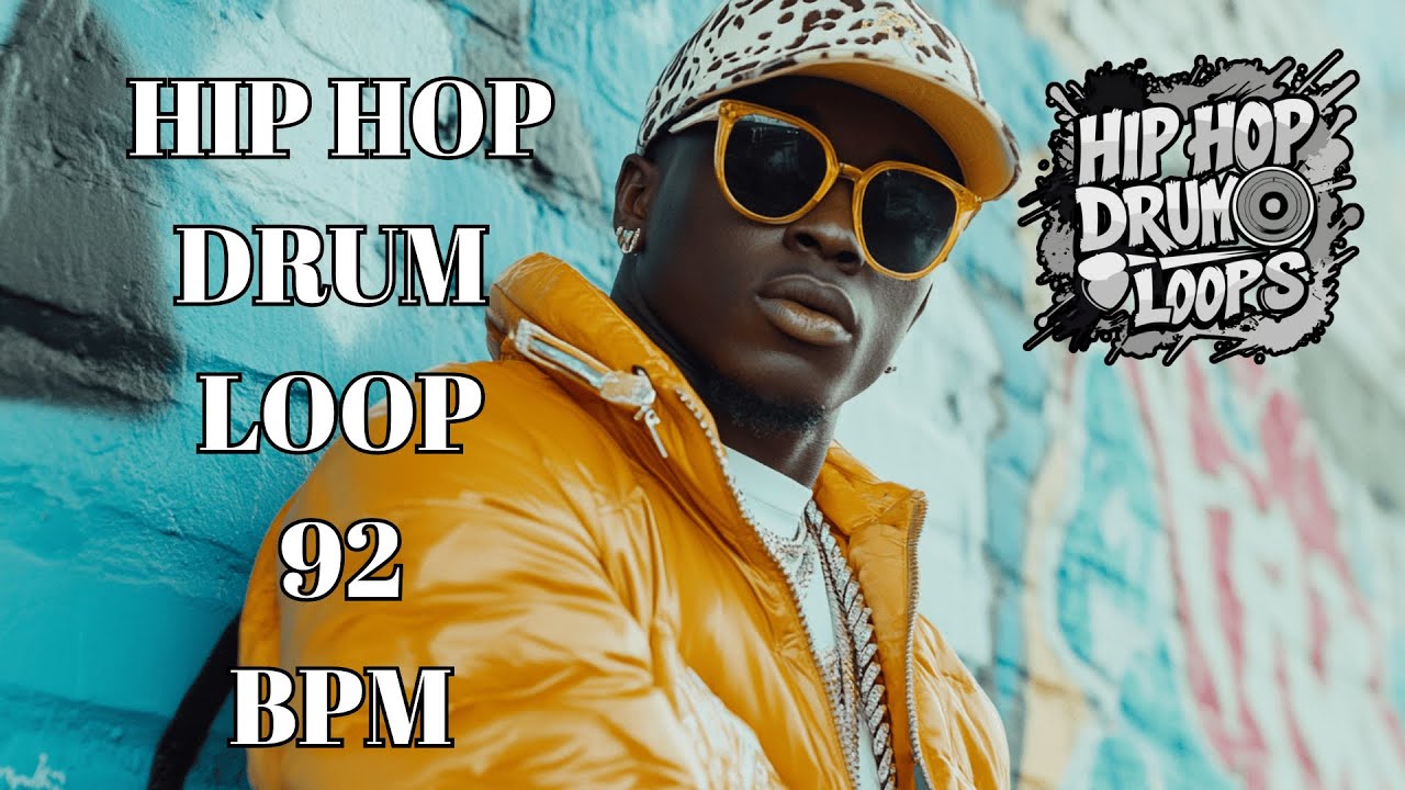 Hip Hop Drum Loop 92 BPM | Golden Era Boom Bap | Royalty Free Drum Track