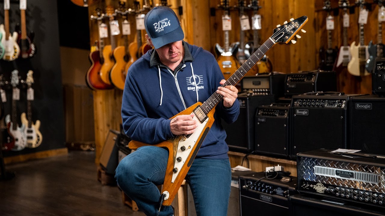 Любимые винтажные вещи из Guitar Center с Джо Бонамассой | Gibson Flying V 1958 года