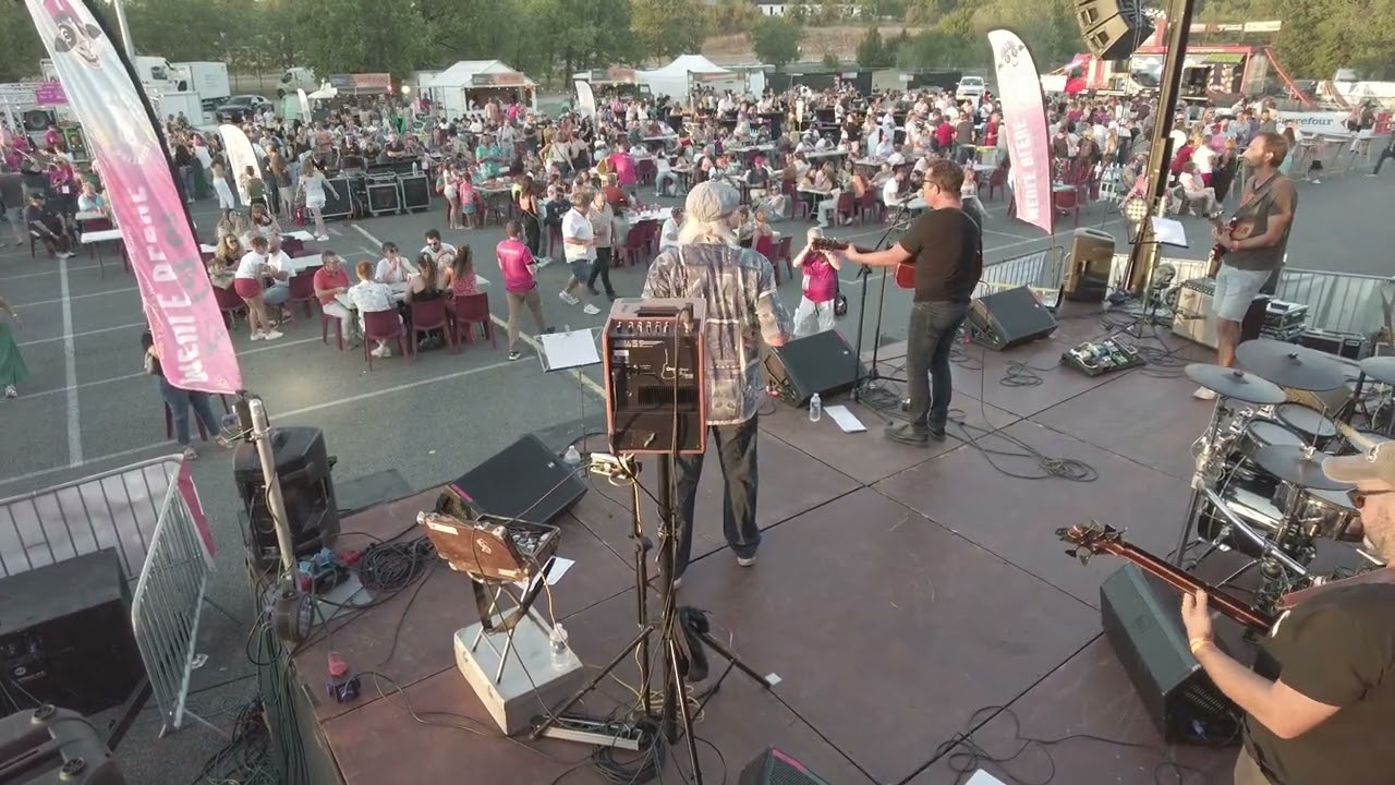 Extrait prestation live septembre 2023. Festival Le Lot en Meule Bleue, Cahors.