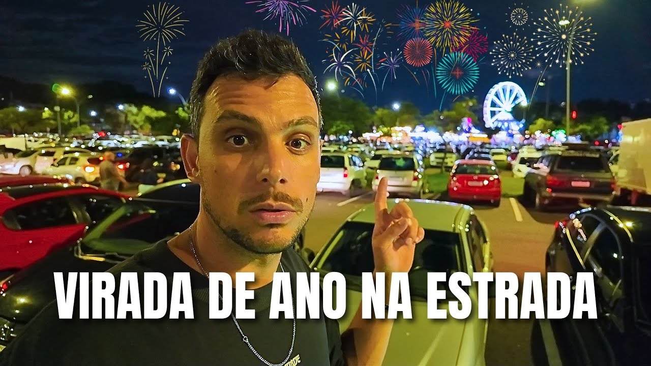 PASSAMOS A VIRADA DE ANO NA ESTRADA. PARQUE BARIGUI