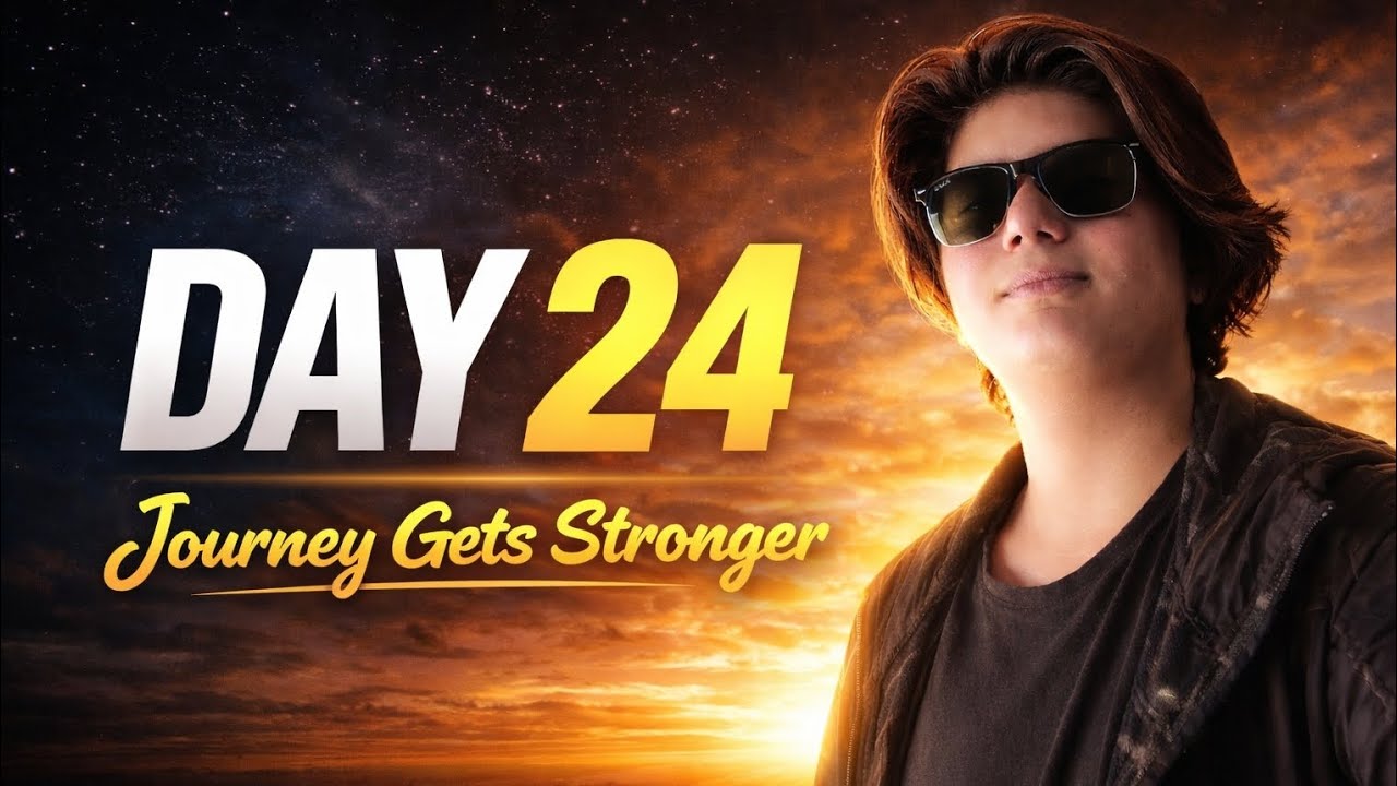Day 24 💪 Safar ab aur strong ho raha hai, roz naya seekhna aur aage barhna hi mission hai 🚀