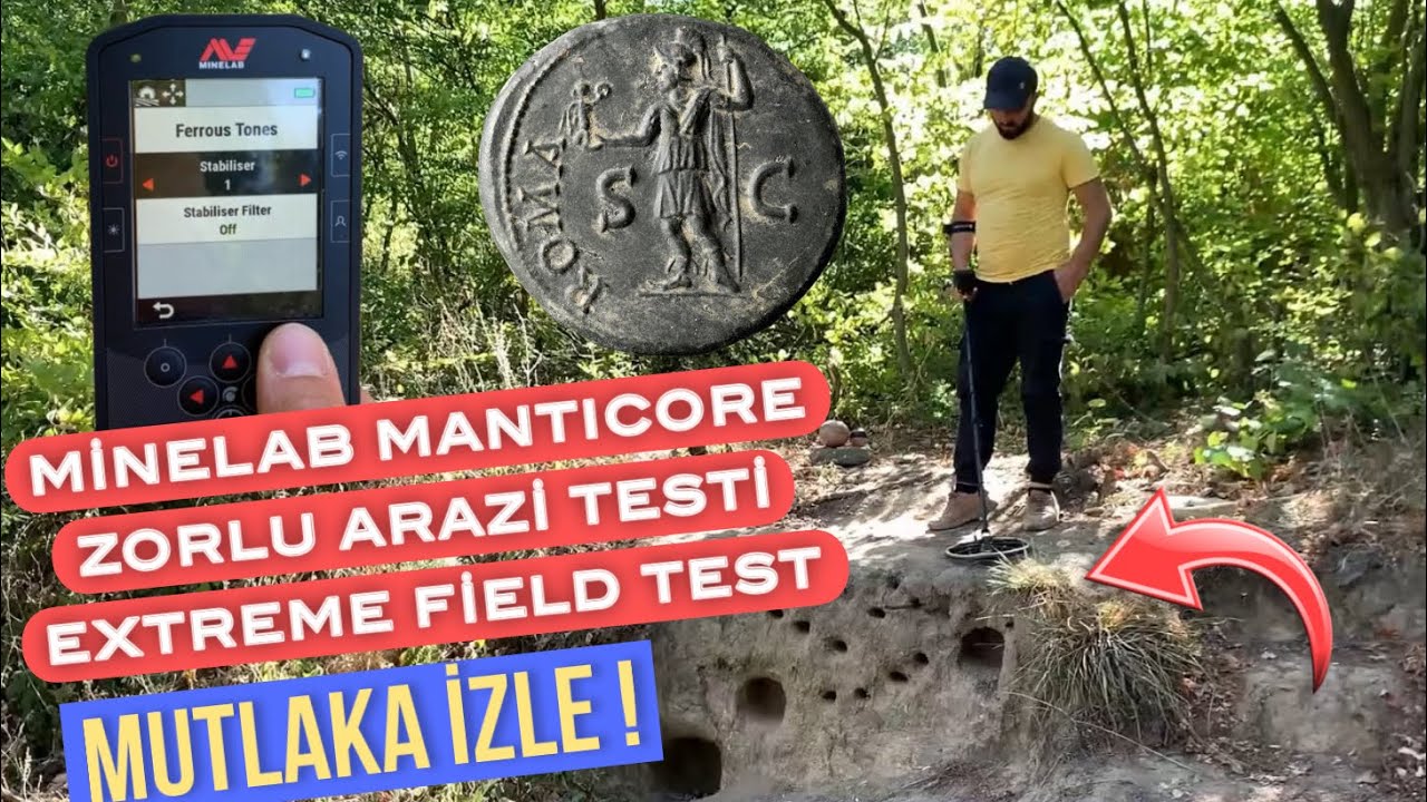 MİNELAB MANTİCORE ZORLU TEST ( EXTREME DEPTH TEST )