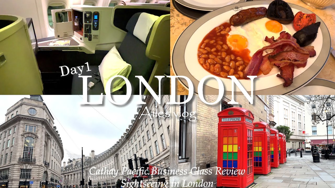 お買い物や本場のイギリスグルメを満喫♪ロンドンvlog🧳｜キャセイパシフィック航空✈街歩き🚶‍♀️アフタヌーンティー🫖フォートナム＆メイソン🎄大英博物館🏦
