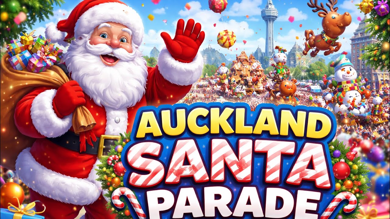 Farmers Santa Parade - Auckland, New Zealand #santaparade #queenstreet #auckland #newzealand
