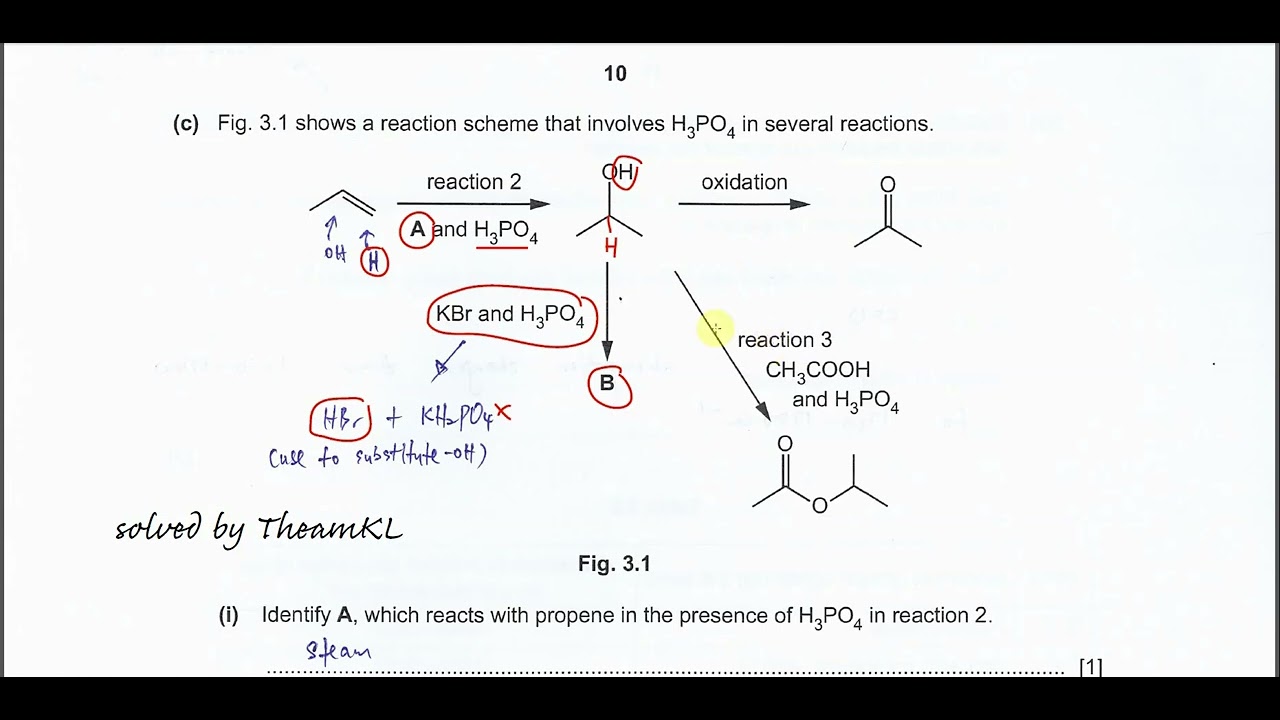 9701/22/O/N/23/Q3 Cambridge International AS Level Chemistry October/November 2023 Paper 22 Q3