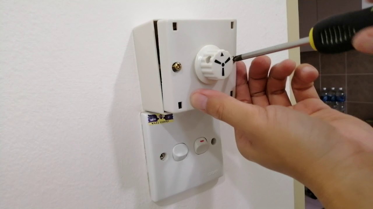 How to install ceiling fan part 2 (regulator)