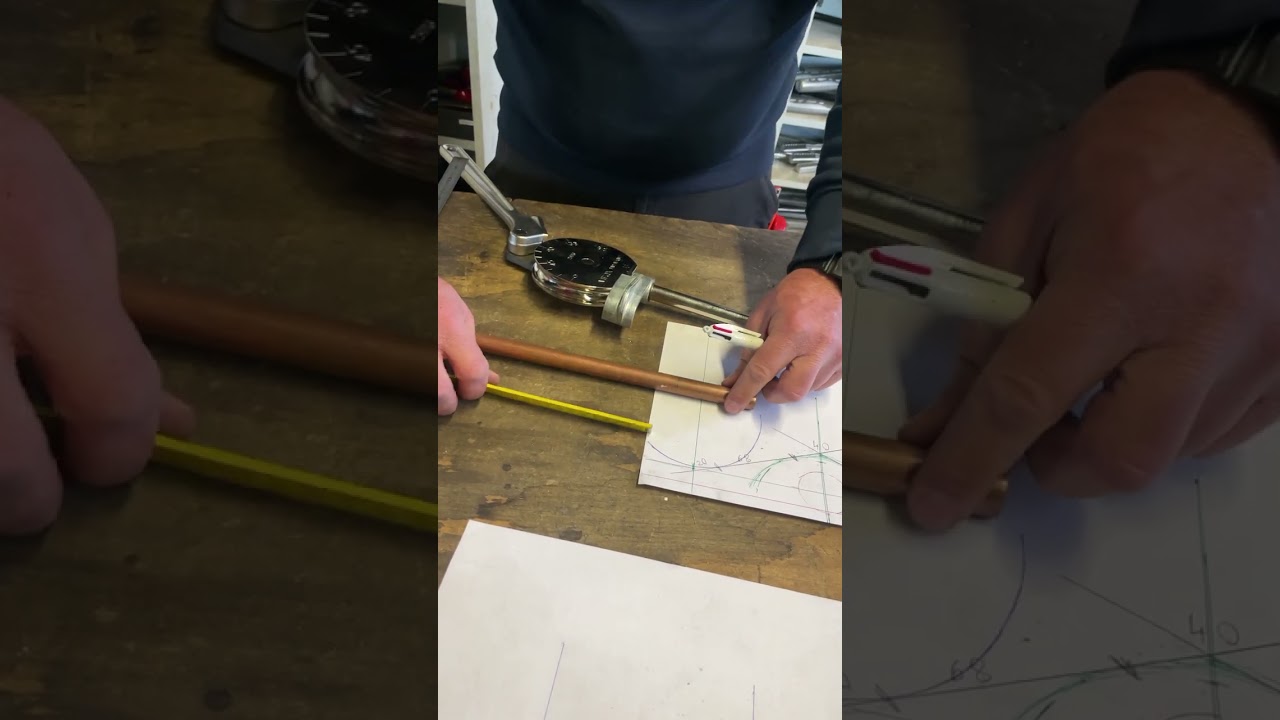 Chapeau de gendarme épure,  tube cuivre à la cintrette, information