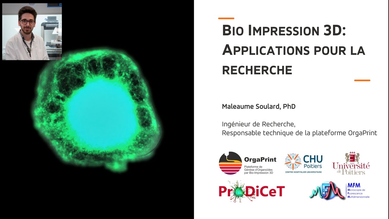 Bio impression 3D - Applications pour la recherche