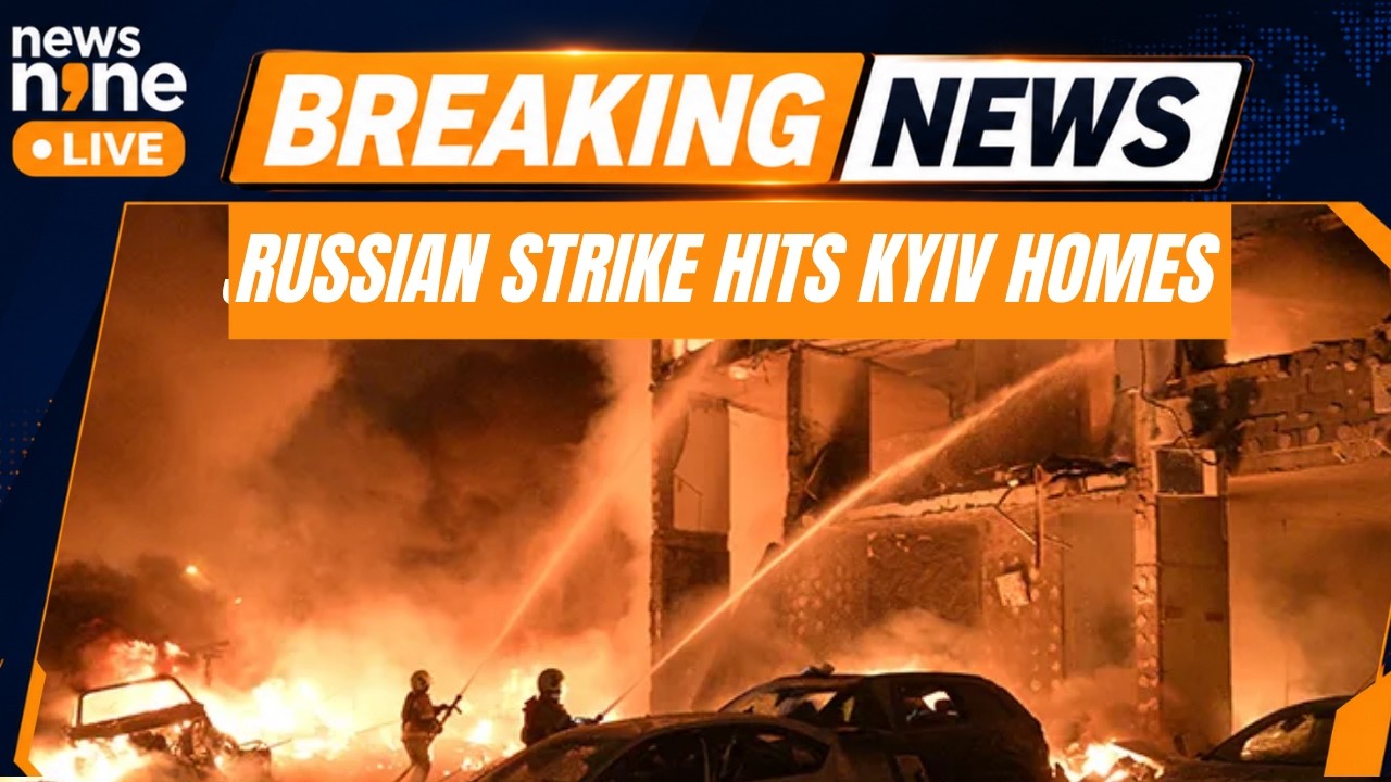 Russia-Ukraine War: Russian Attack Hits Kyiv Residential Building, Families Trapped | News9