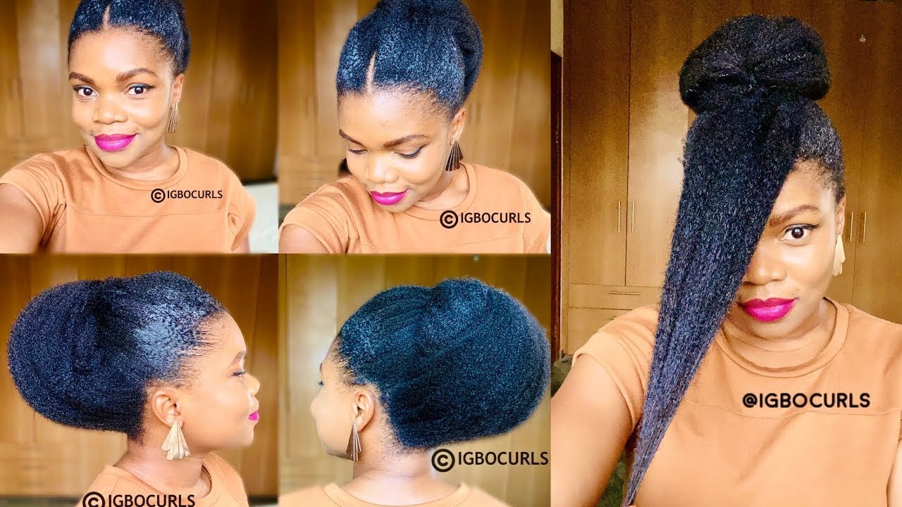 4c Protective Hairstyles for Growth and Work WITHOUT Weave/ IGBOCURLS